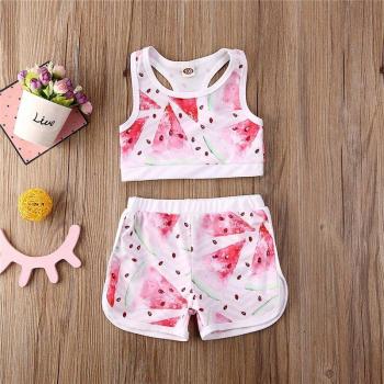 Traje de baño “Princesa Dino-Sandía” para pequeñas nadadoras