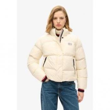 Superdry Outlet Chaqueta Acogedora Mujer M (Blanco Roto)