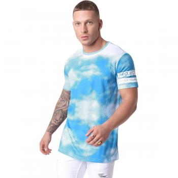 T-shirt Project X Paris con stampa a nuvole e pois