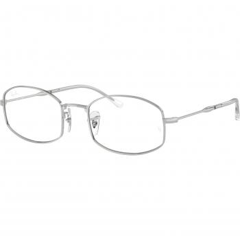 Ray-Ban RX6510 2968 Unisex Eyeglasses Silver Size 50