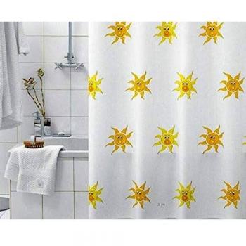 Cortina de Baño Gedy G-Baby Sole Amarillo 180X200