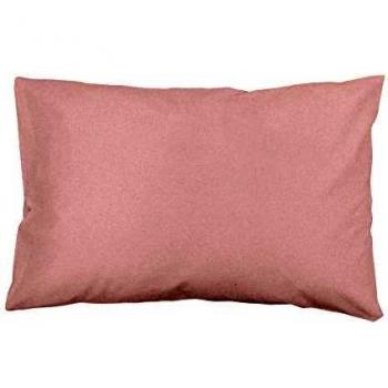 Taie d'Oreiller 57 Fils Coton Uni Rose 50x75 cm