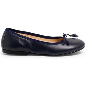 Ballerines Enfant Bleu Cuir