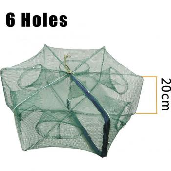Panneau de pêche flexible 2-16 trous – Filet en nylon renforcé pour crevettes