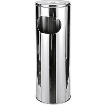 Stand for Ashtray & Bin – Silver 58 cm (HI)