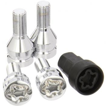 BC Corona Sicherheits Schrauben 12x125 L24 17/19 Silber (4 Stück)