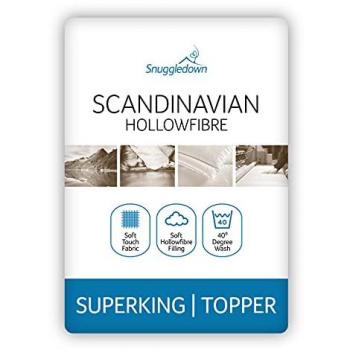 Snuggledown Scandinavian Hollowfibre Mattress Topper