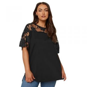 Size 34/36 Floral Boxy T‑Shirt