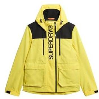 Windbreaker Casual Superdry Colore Blocco Giallo-Large