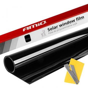 Film Vitre Teinté Noir 0,75 x 3 m 1 % AMIO-02937
