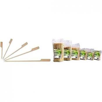 40 x NatureStar Fingerfood-Spieße Bio Flag natur 90mm Bambus VE=250 St
