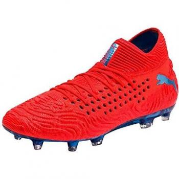 PUMA Men's Future 19.1 Netfit FG/AG Soccer Shoes, Red