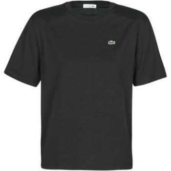 Women's Lacoste Tf5441 42 Black Short Sleeve T-Shirt