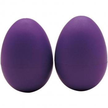 Early Learning Toy: Solid Color Baby Egg Music Shaker & Sand Hammer (2 pcs)