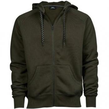 Sudadera con capucha y cremallera Tee Jays para hombre