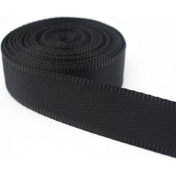 Cinta de Nylon para Hombro y Equipaje 25mm Café Negro