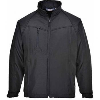 Portwest Oregon Men's Softshell Jacket Black XL