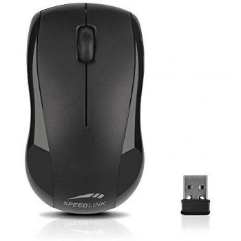 Speedlink 3‑Tasten-JIGG Maus – Optischer Sensor bis 1200 dpi – schwarz – Rechts/Linkshänder