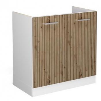 Vicco lavello mobile 80 cm rovere artigianale