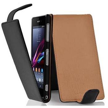 Cadorabo Flip – Copertura Stilizzata in Similpelle per Sony Xperia Z1
