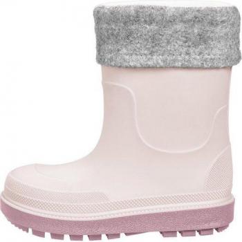 Botas de lluvia rosa y gris moteado de PLAYSHOES