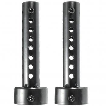 Canne d'Échappement Universelle 2x 48mm Noir