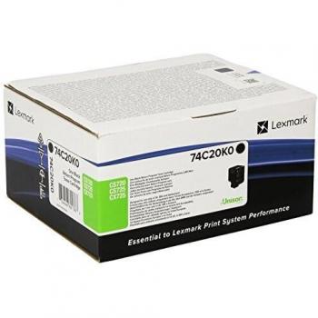 Original Lexmark 74C20K0 Toner schwarz
