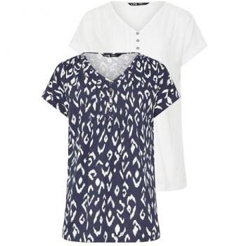 Long Tall Sally Women’s Dark Navy Henley Pack
