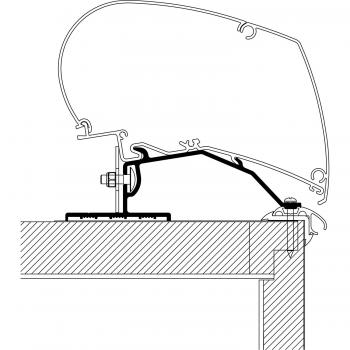 Thule Omnistor Dachmarkisenadapter 5 m für Caravan