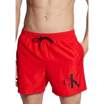 Calvin Klein Swimwear Badeshorts KM0KM00849 Rot Regular Fit M Herren