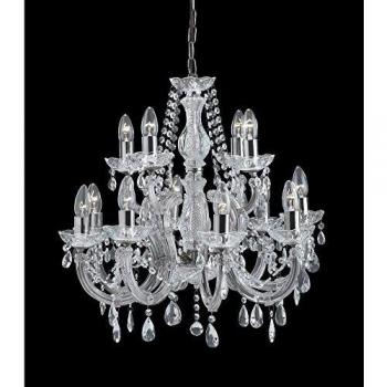 Lampadario 12 luci Marie Therese cromo