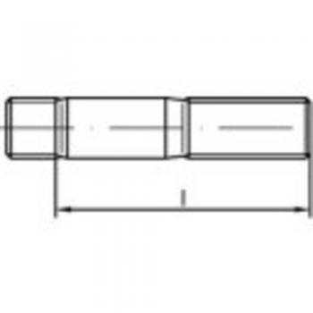 Barra filettata in acciaio inox M20 100 mm DIN 938 1 pz