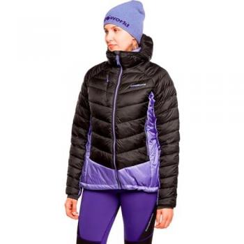 Chaqueta acolchada para Mujer Trangoworld Rulhe Negro/Morado/Gris