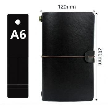 Carnet mémo hebdomadaire A6 cuir