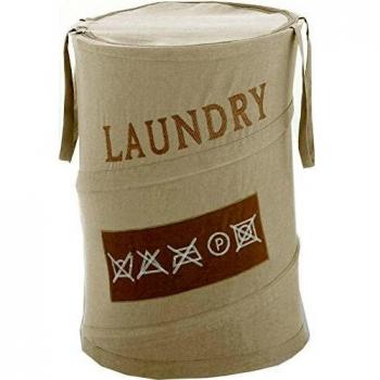 Cesto Gedy para Ropa Crudo 38x38x58 cm