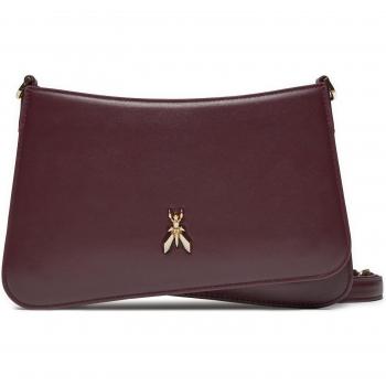Red Leather Tris Shoulder Bag 28.5 cm by Patrizia Pepe