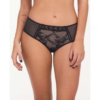 Women’s Passionata Olivia Shorty in Black Nylon, Size Small