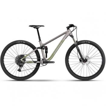 Ghost Kato FS Essential 29 pouces Vélo de Montagne 2024, Gris/Vert, Grandeur L