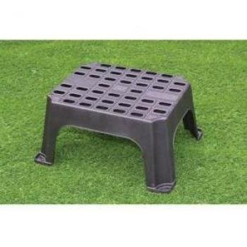 Large Dimensions Single Plastic Step Stool for Multiple Uses