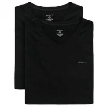 GANT Schwarz 2er T-Shirt-Set – Regular Fit für Männer