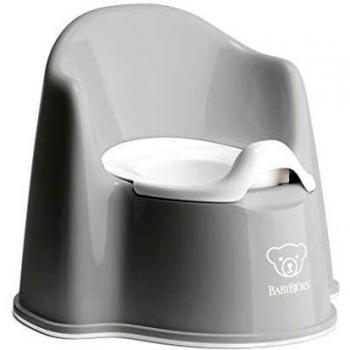 Little Kid's Easy-to-Use Grey Potty Chair by BabyBjorn
