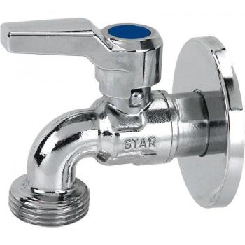 Rubinetto a pressione cromata per lavatrice e lavastoviglie STAR 1/2 1720C404