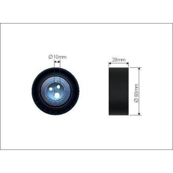 V‑Ribbed Caffaro Pulley for Belt 215‑70
