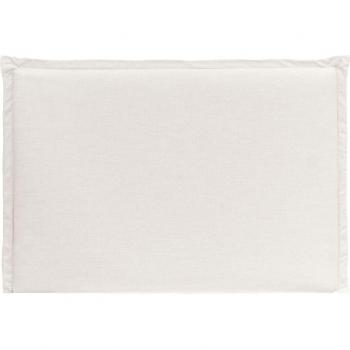 Tête de lit en lin blanc 180x110cm Decowood