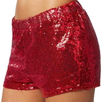 Tectake® Pailletten-Party-Shorts