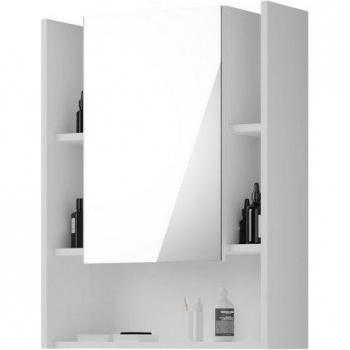 Valery Badezimmerspiegelschrank 60 x 77 cm in Weiß