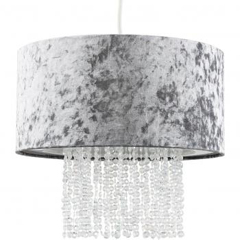 Boland Silver Ceiling Pendant Droplets Shade