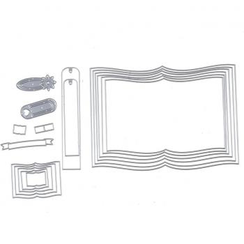 Matrices de découpe pour cadre de livres en métal