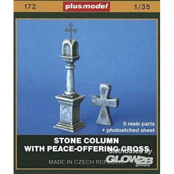 Modellbau Steinläule mit Kreuz