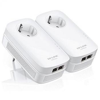 Kit Powerline Gigabit con Presa Passante